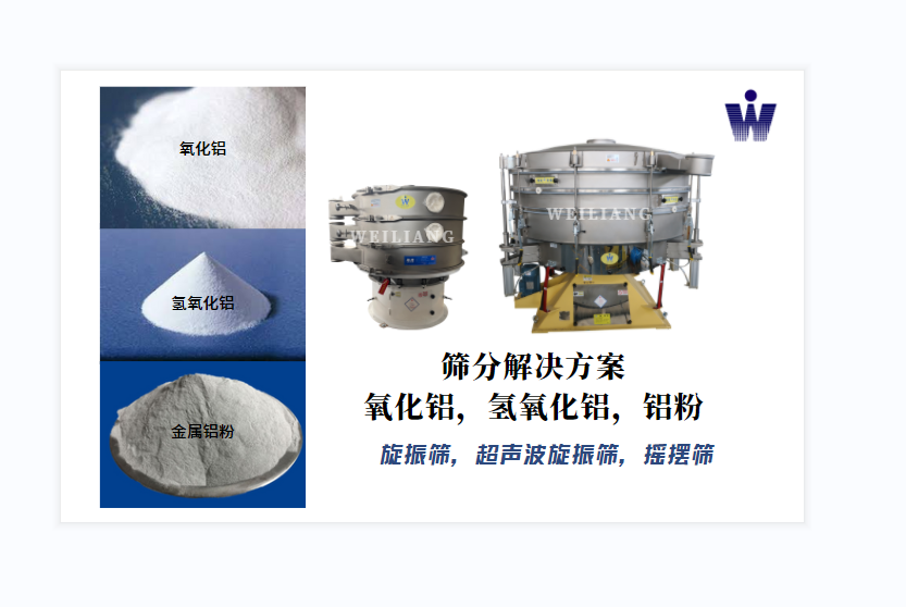 氧化鋁、氫氧化鋁、金屬鋁粉篩分案例